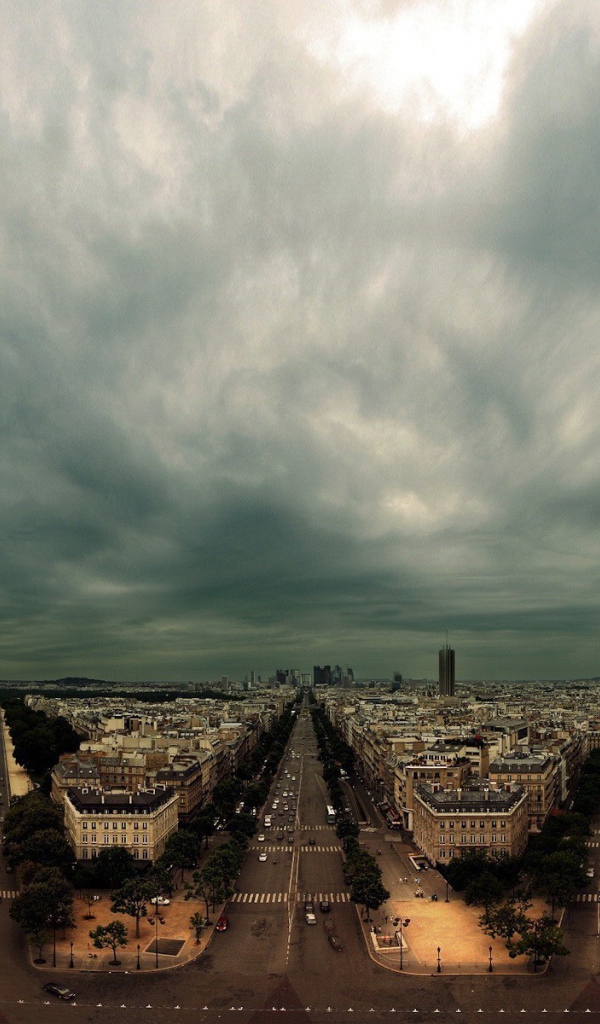 Панорама улиц в Париже