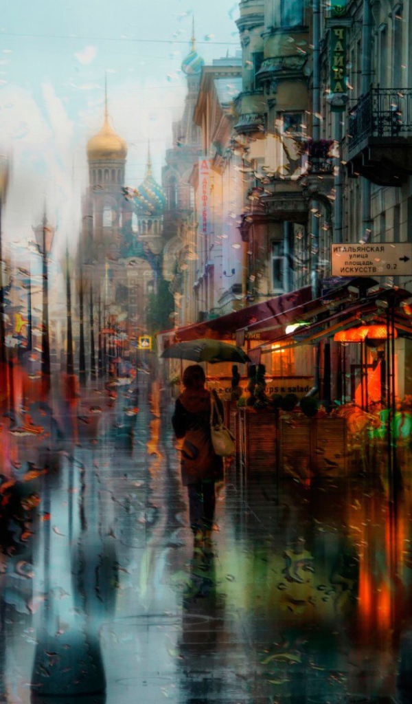 Дождь в Санкт Петербурге