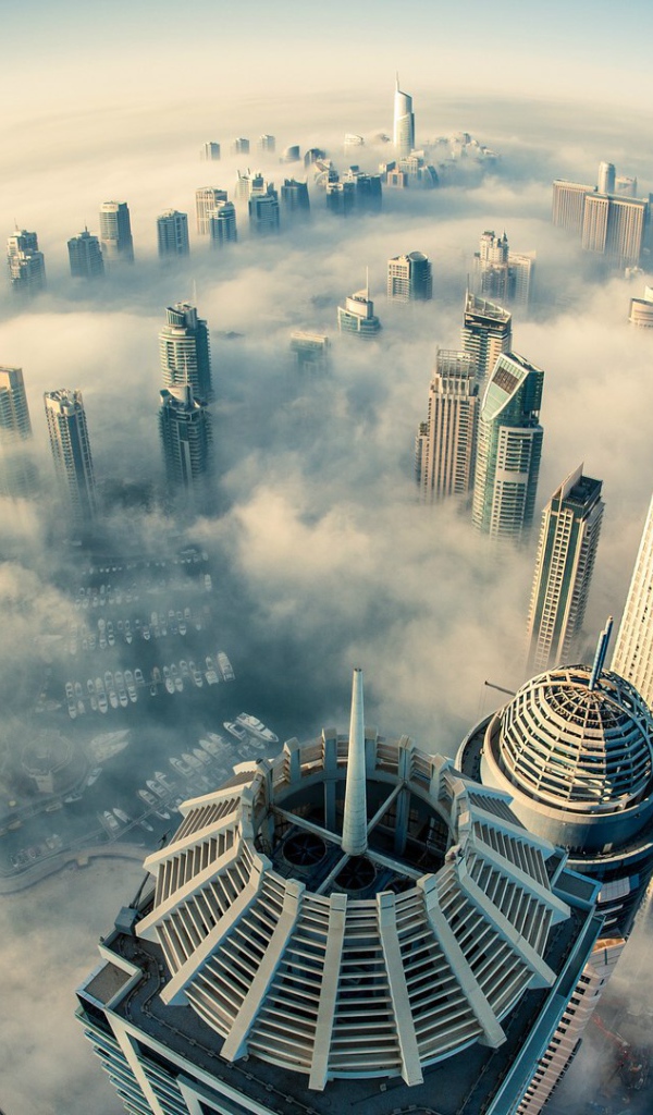 Крыши туманного Дубая