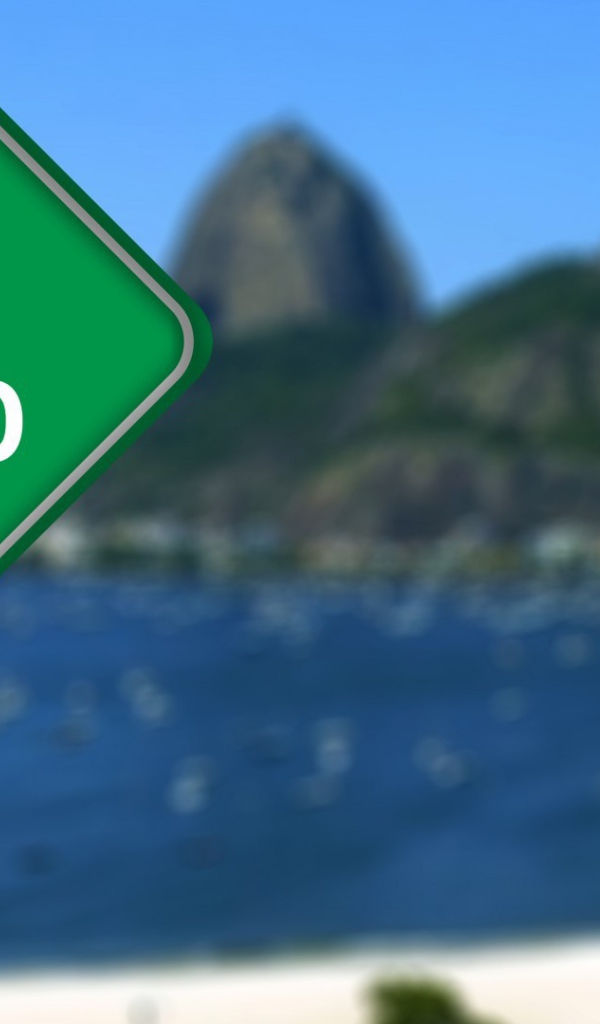 Знак добро пожаловать в Рио