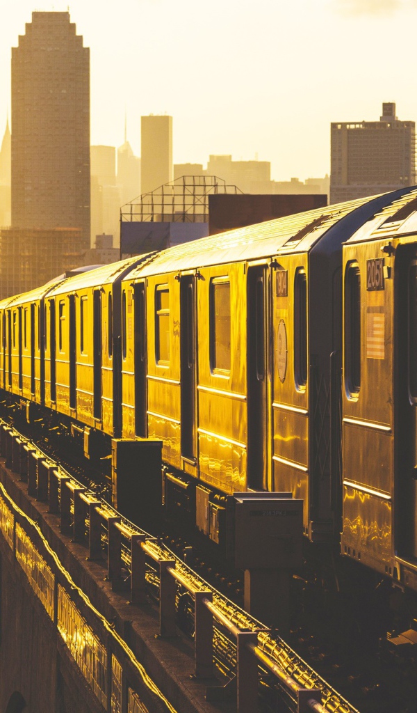 Надземное метро в Нью-Йорке