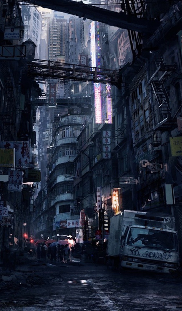 Трущобы в китайском городе