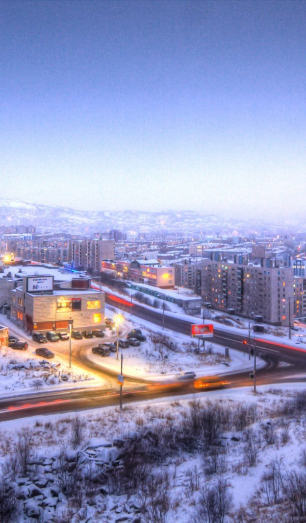 Улица в городе Мурманск