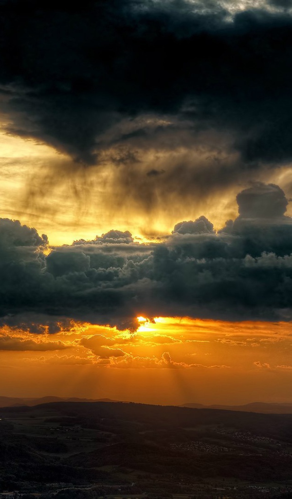 Закат над Цюрихом, Швейцария