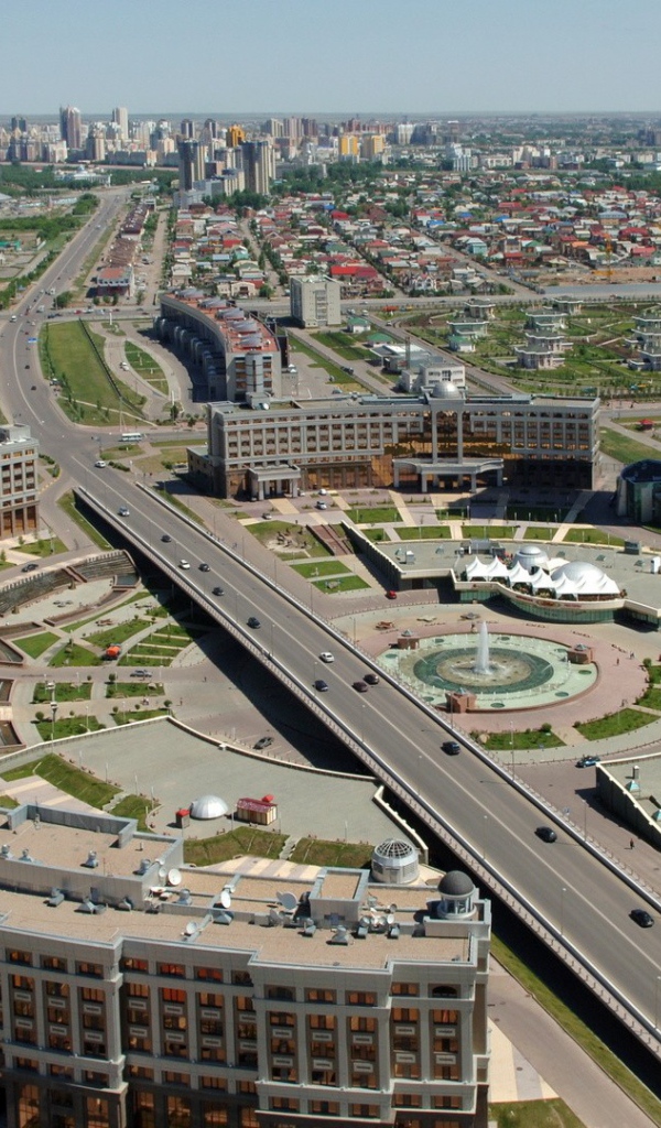 Центральная площадь Астаны, Казахстан