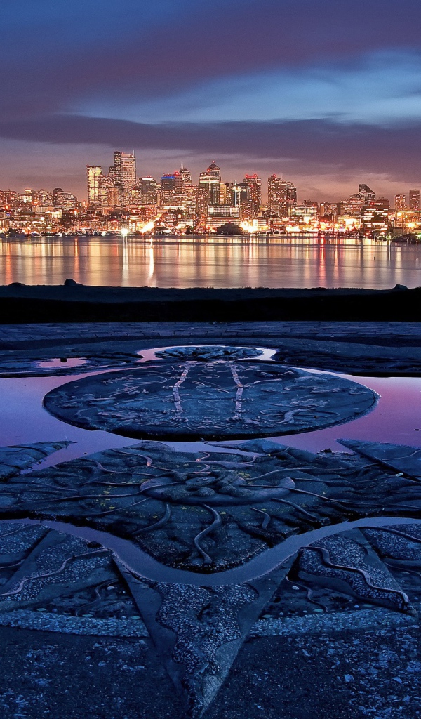 Фигура на набережной Сиэтла