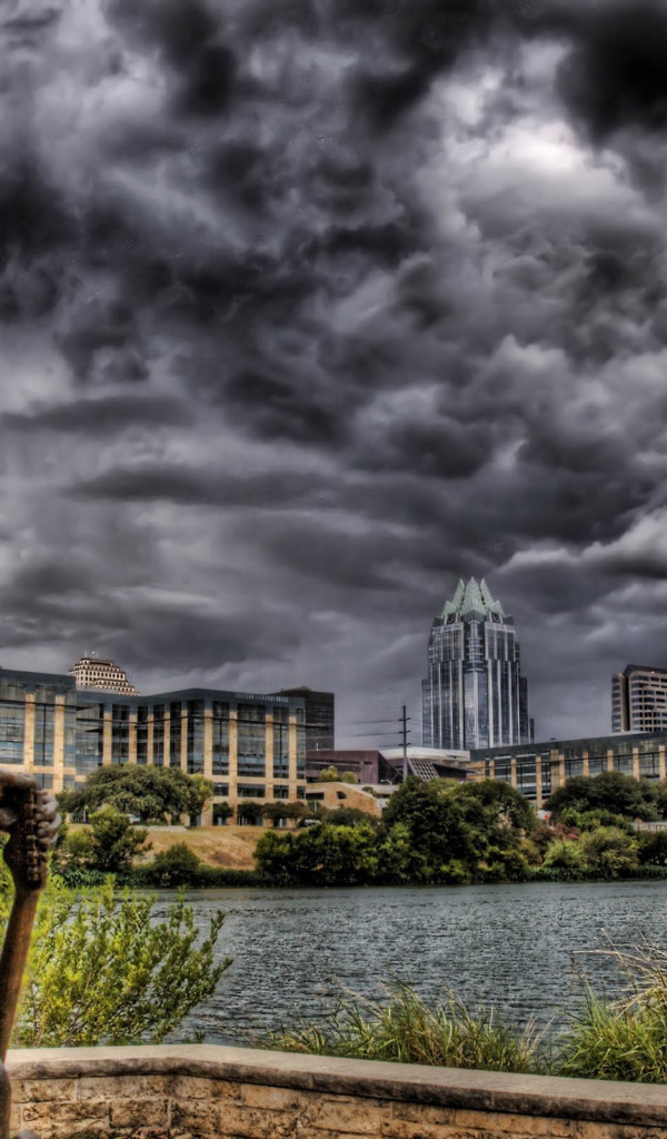 Памятник в городе Остин, Техас