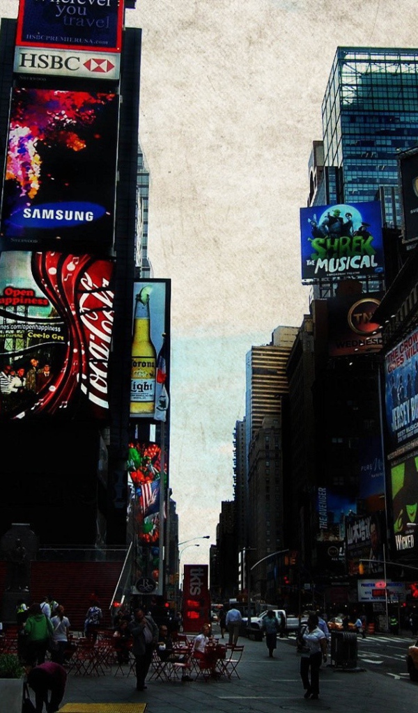 Прогулка по улице большого Нью-Йорка