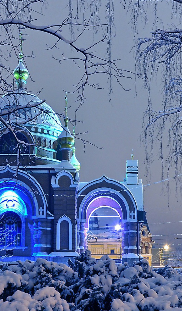 Зимний город Липецк