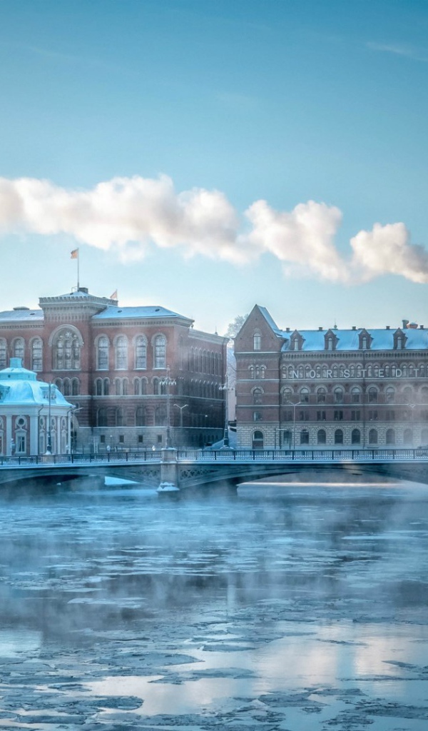 Зимний Стокгольм, Швеция