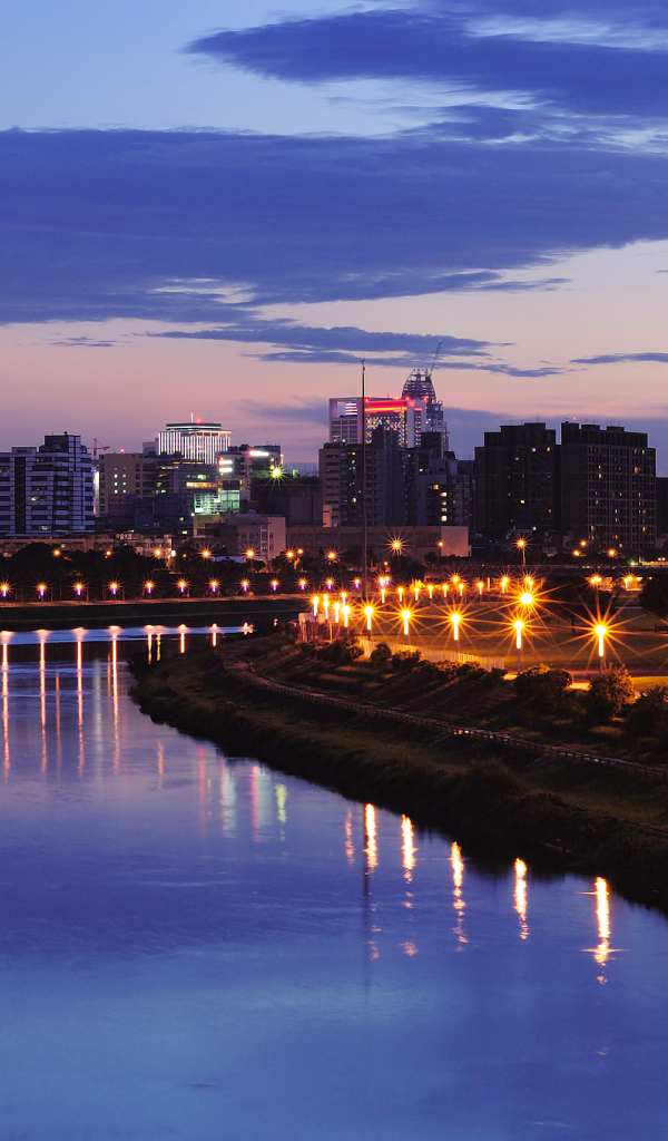 Река в городе Тайбей
