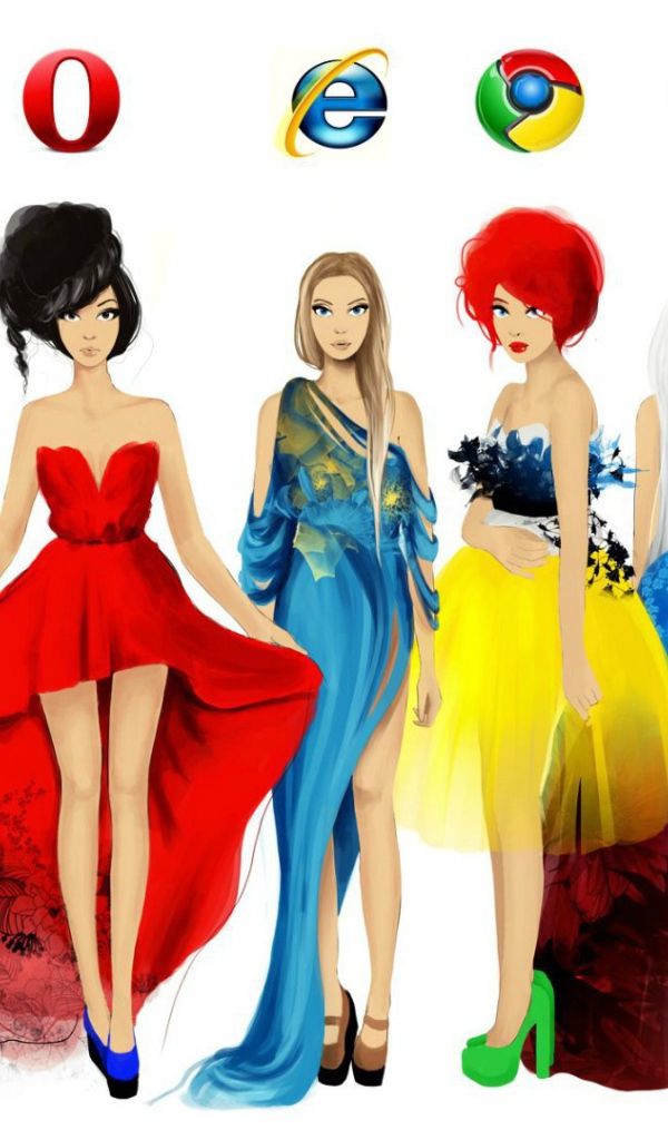 Если бы браузеры были девушками