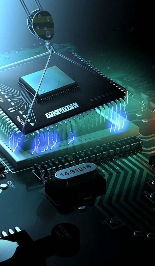 Установка компьютерного чипа