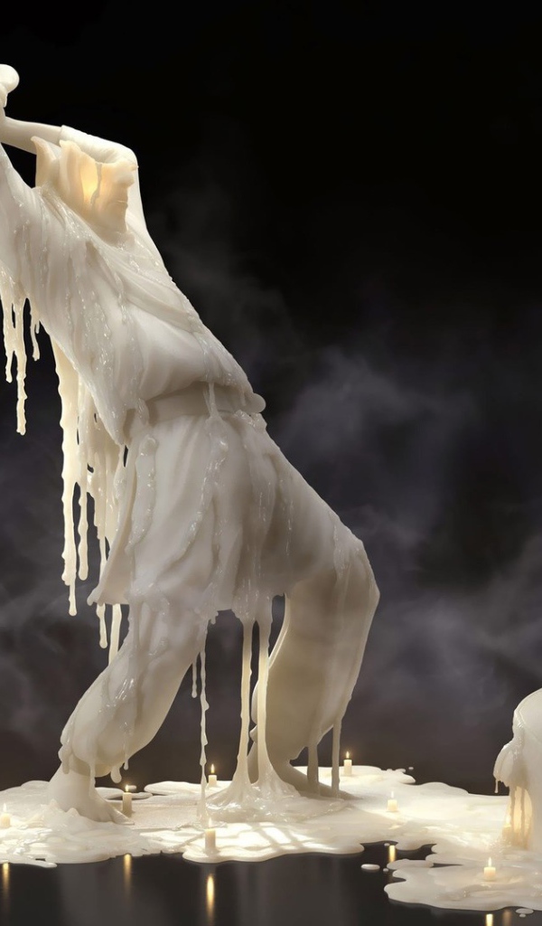 Фигурка из воска свечи