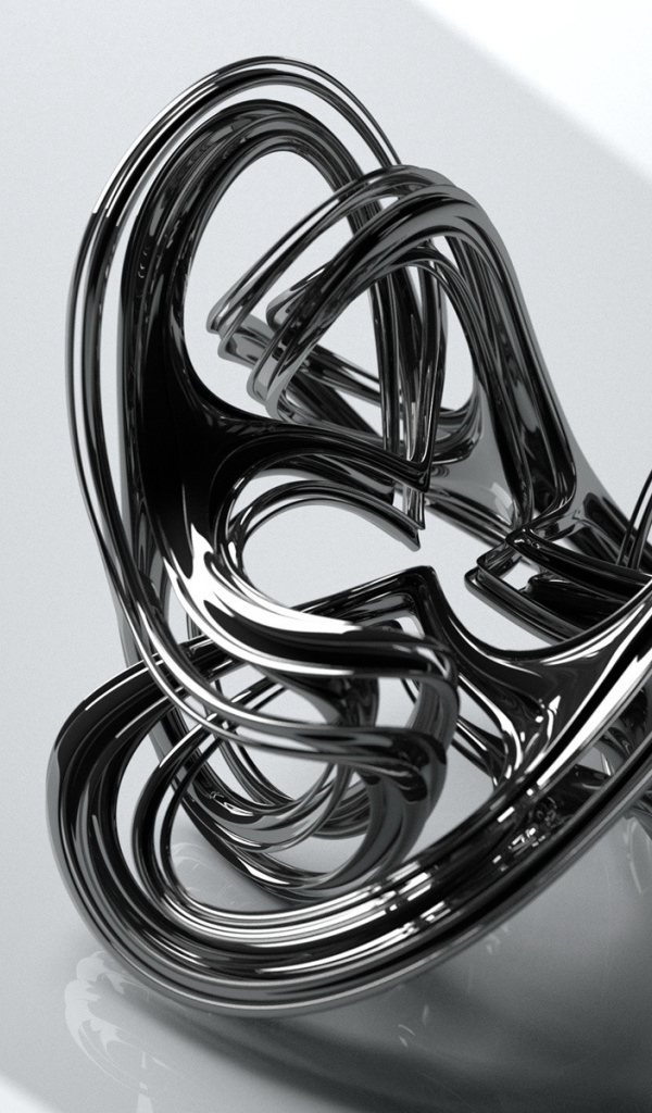 Абстрактная металлическая фигура