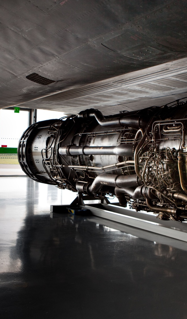 Авиационный двигатель самолета SR-71 Blackbird