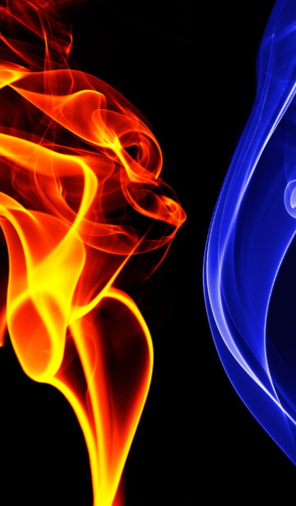 Синие и красные флюиды