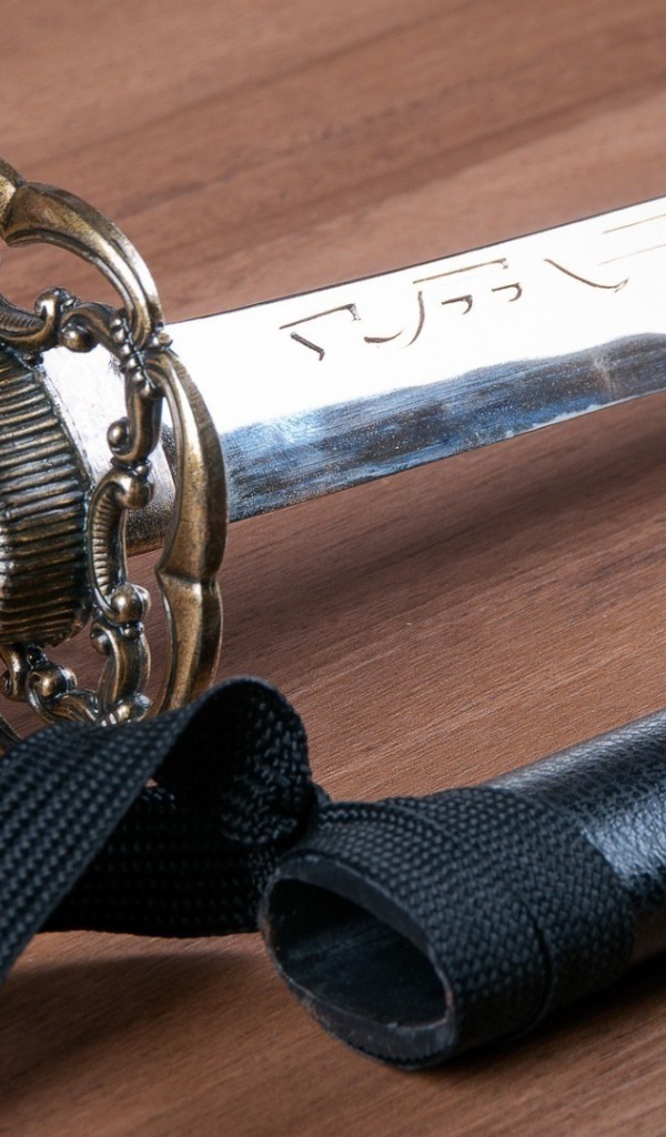 Костяная рукоять катаны