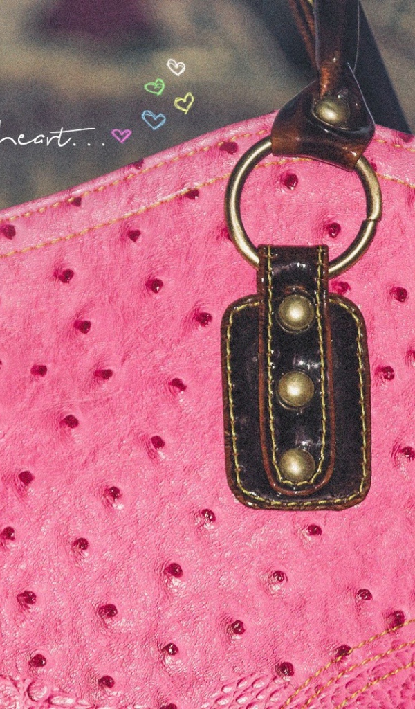 Фирменная розовая сумка для девушки