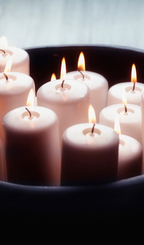 Свечи в горшке