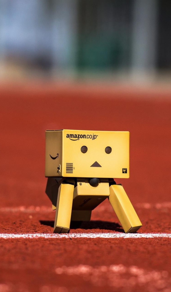 Картонные человечки на беговой дорожке