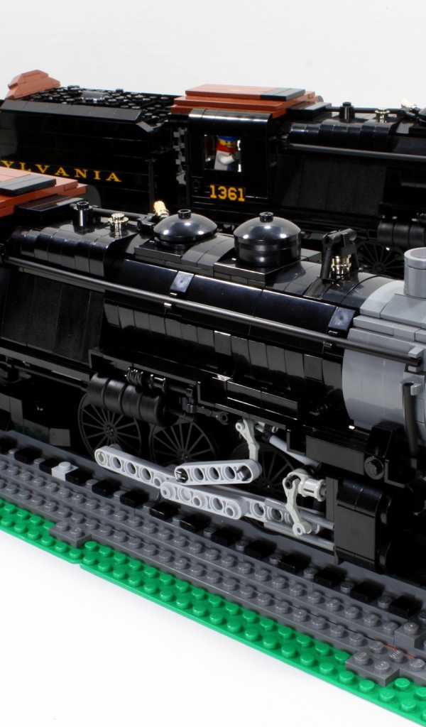 Угольные локомотивы из ЛЕГО