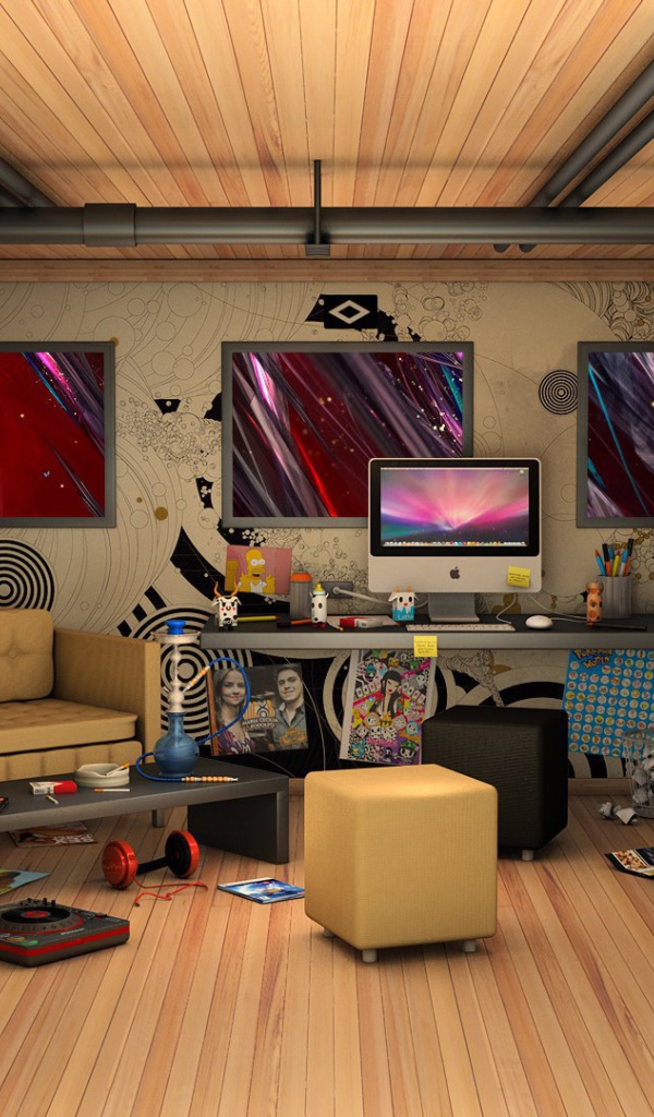 Уютная берлога холостяка