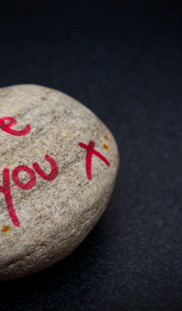 Признание в любви на морском камне