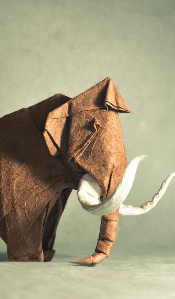 Слон из бумаги, оригами