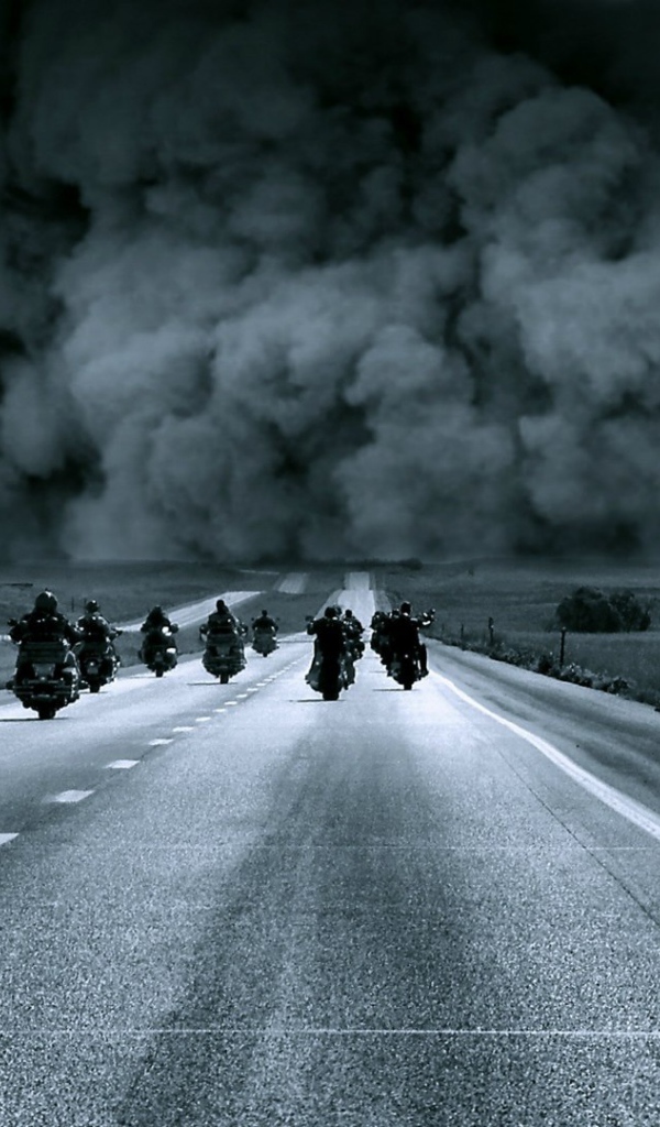 Побег от извержения вулкана