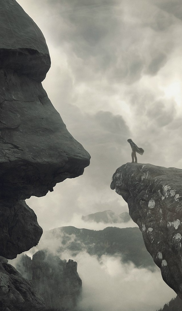 Лицом к лицу с камнем