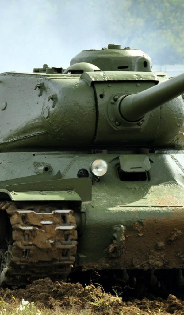 Тяжелый танк ИС-2 времен ВОВ