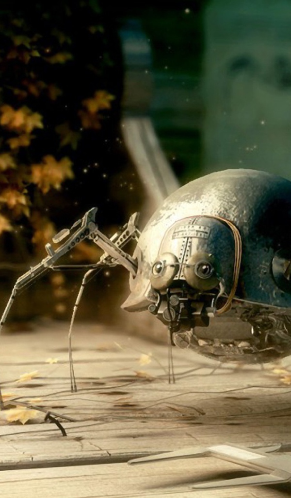 Железный паук в мастерской