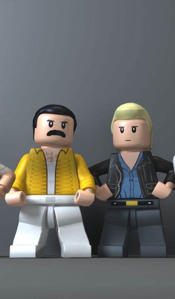 Фигурки ЛЕГО в роли рок группы