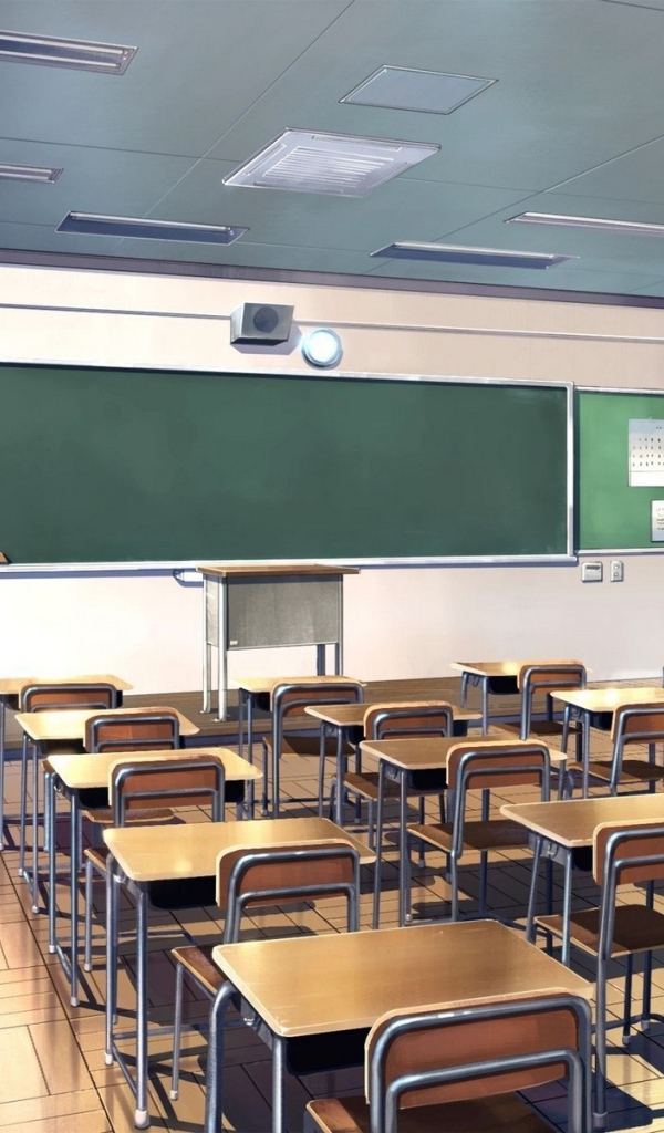 Модель классной комнаты в школе
