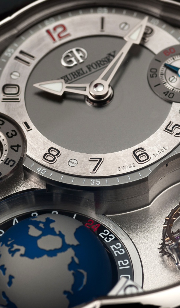 Многофункциональные наручные часы в стиле люкс