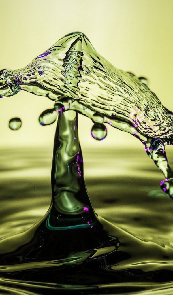 Гриб из всплеска воды