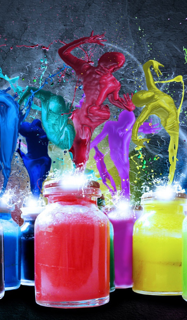 Краски тоже живые