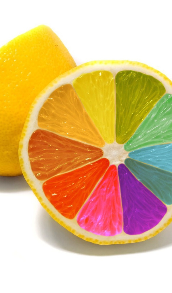 Радужные дольки лимона