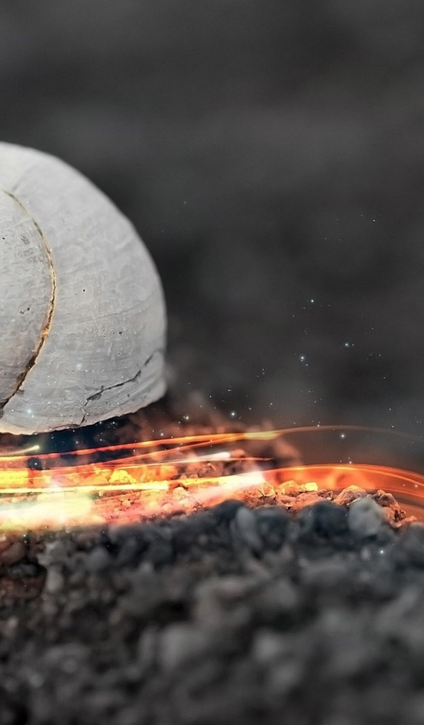 Стремительная огненная улитка