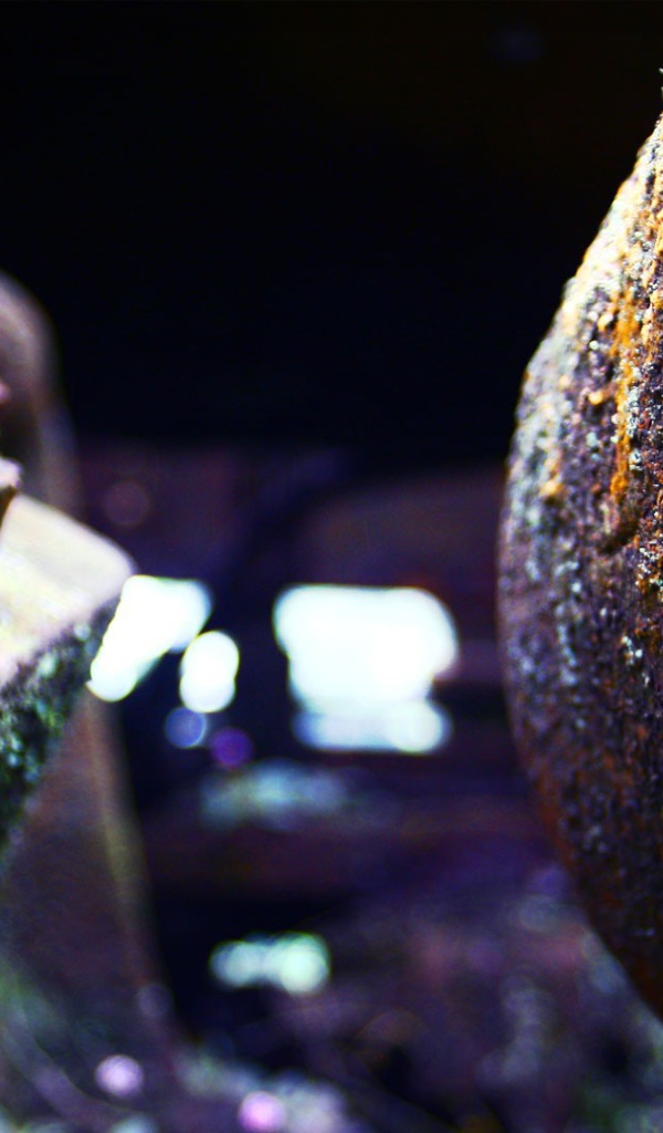 Ржавые гайки на механизме