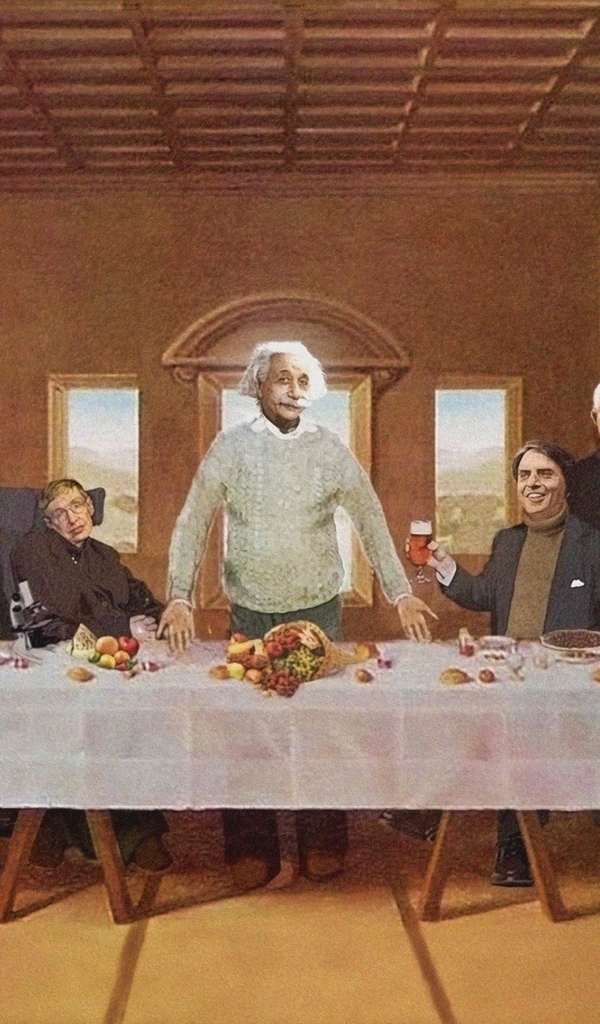 Ученые физики на Тайной вечере