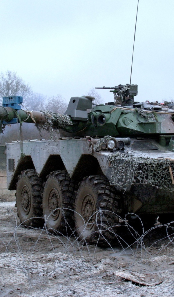 Самоходная артиллерийская установка на колесах