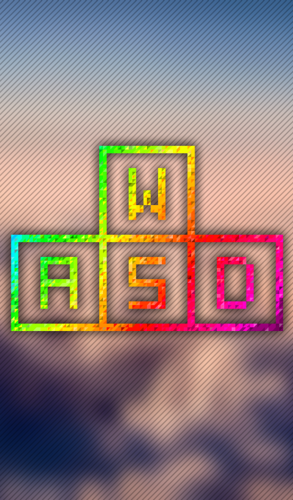 Символы знакомые геймерам WASD