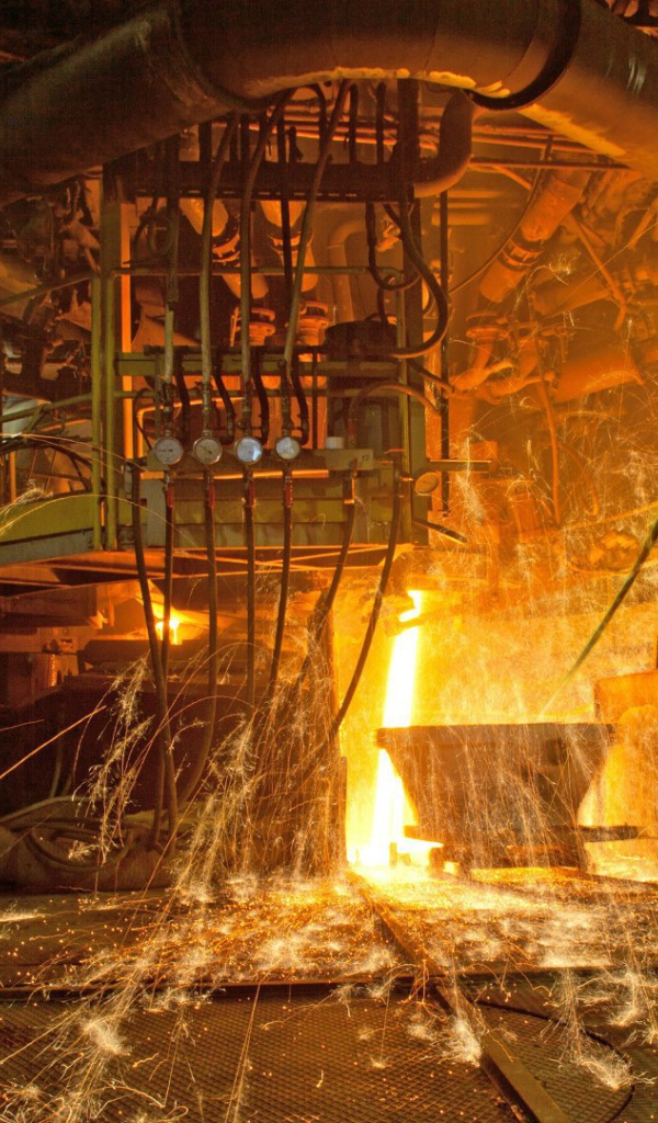 Симфония огня на метзаводе