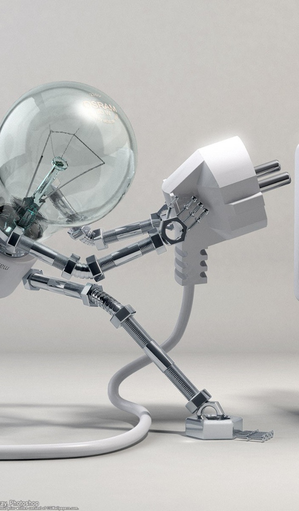 Лампа включается в розетку