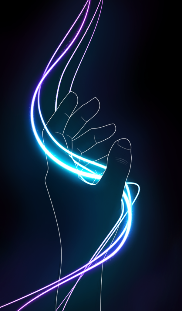 Линия света в руке