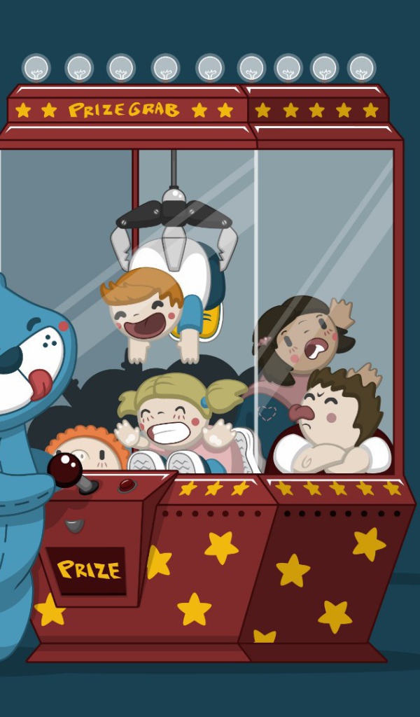 Игрушки пытаются выиграть детей