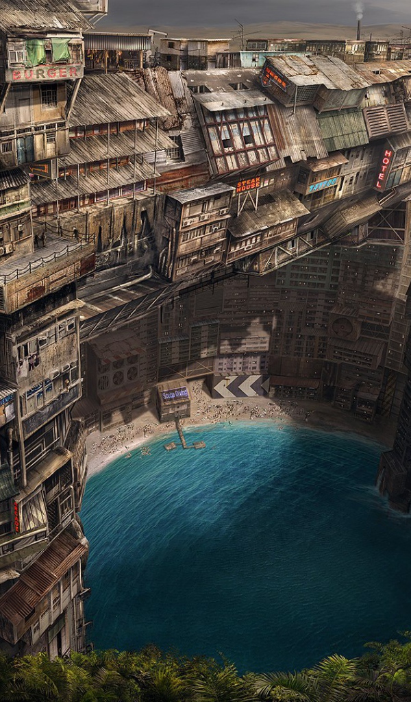 Деревянный город в пустыне