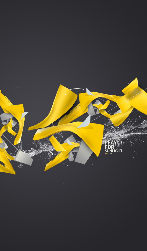 Желтые осколки